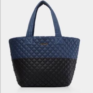 MZ Wallace Navy/Black Medium Tote